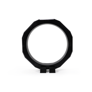 Floating Frame White 5" Polygon