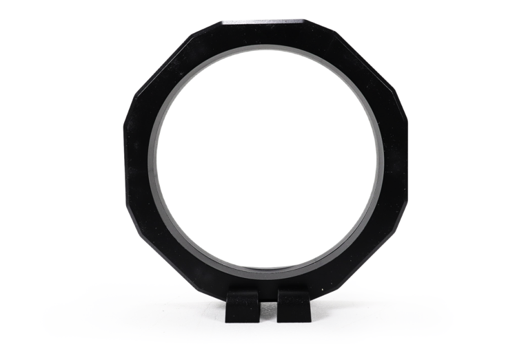 Floating Frame White 5" Polygon