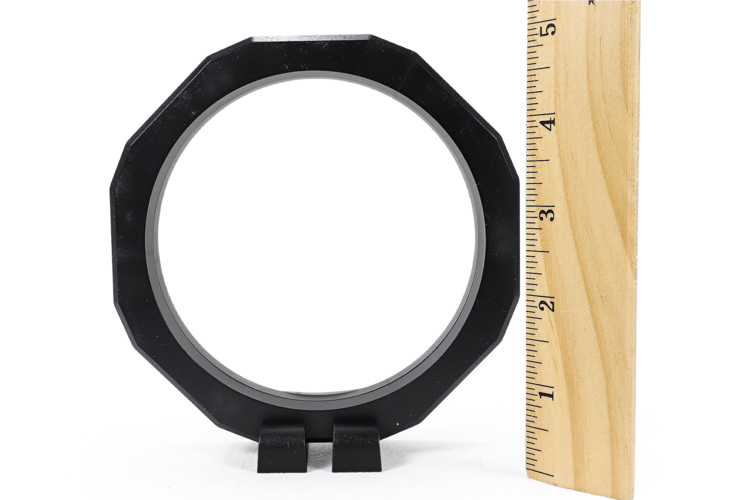 Floating Frame White 5" Polygon