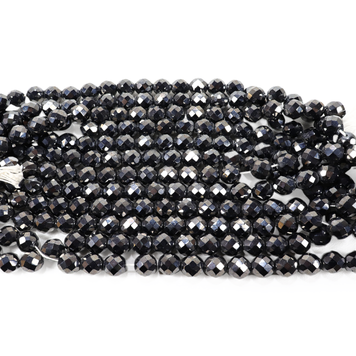 10 Perles En Onyx Noir - Boules 10mm - Pour Création De Bijoux - Neuf