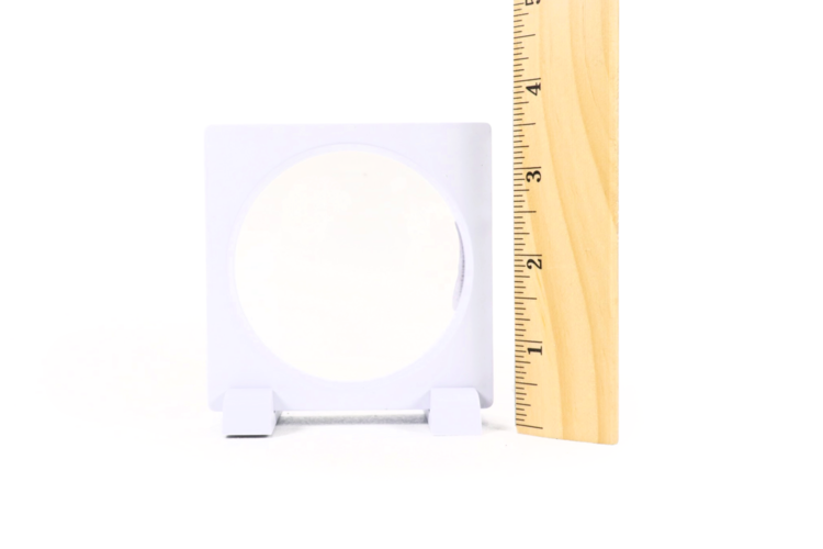 Floating Frame White 3.5" x 3.5" x.75"