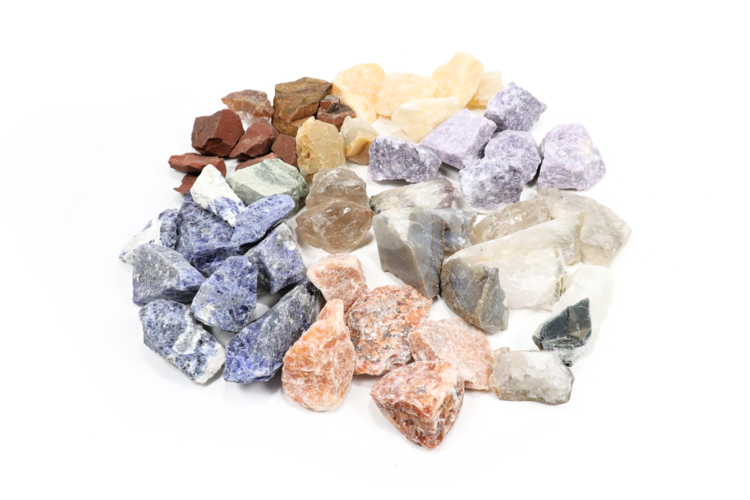 Assorted Raw Stone 3 lb Bag