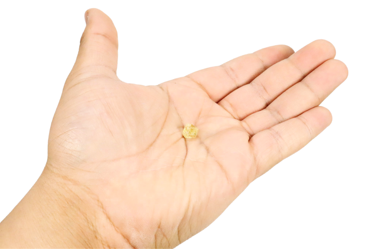 Rough Yellow Apatite Mexico 0-1g