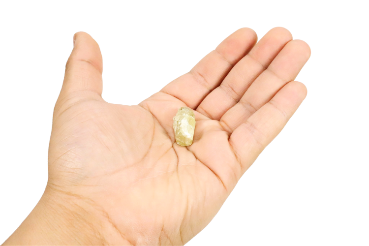 Rough Yellow Apatite Mexico 5.1-10g