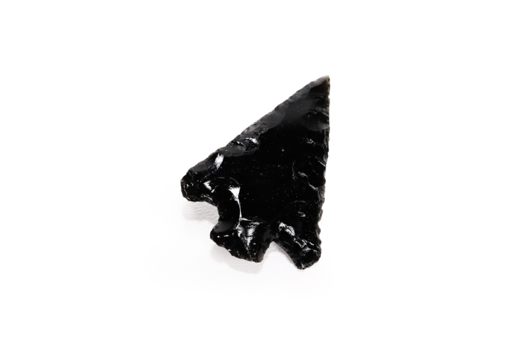 Obsidian Arrowhead 0.5'