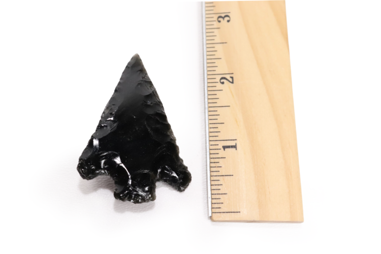 Obsidian Arrowhead 0.5'