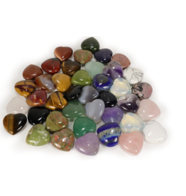 Gemstone Heart 30mm * 10% Off for 10