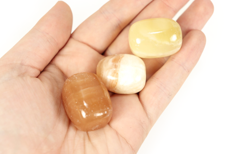 Calcite Honey Pakistan Tumbled 21-35g