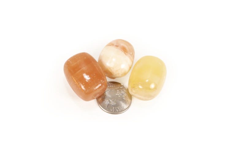 Calcite Honey Pakistan Tumbled 21-35g