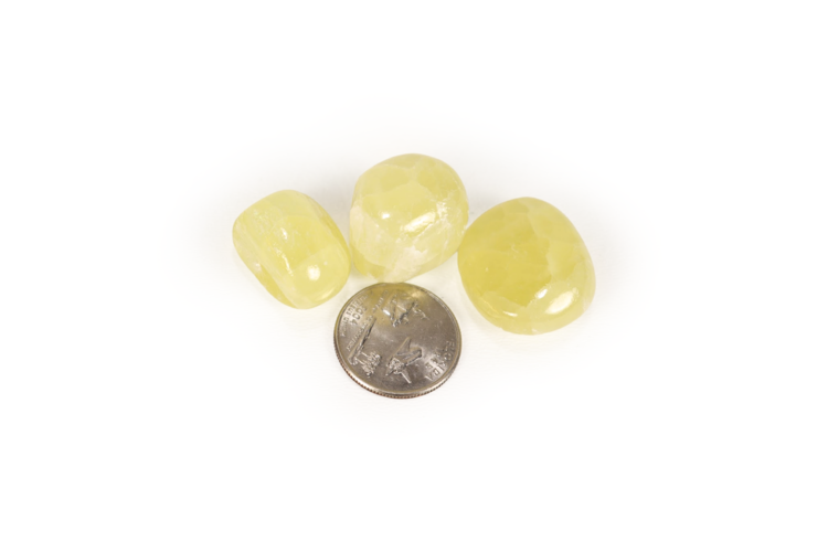 Pineapple Calcite Tumbled ~20g