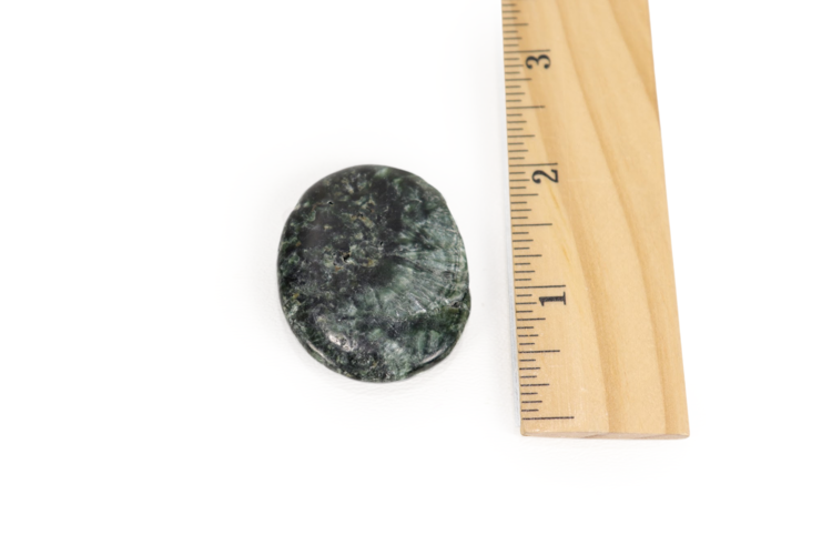 Seraphinite Palm Stone Grade A
