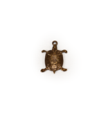 Natural Brass Turtle Charm 17x13mm