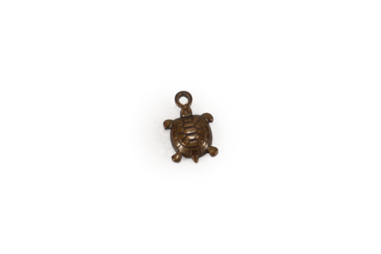 Teensie Turtle Charm 10x7mm