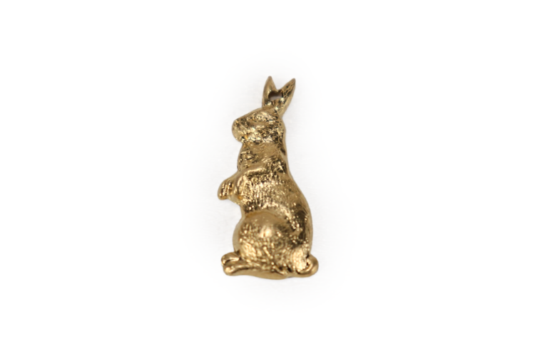 Artful Rabbit Charm 25x10mm