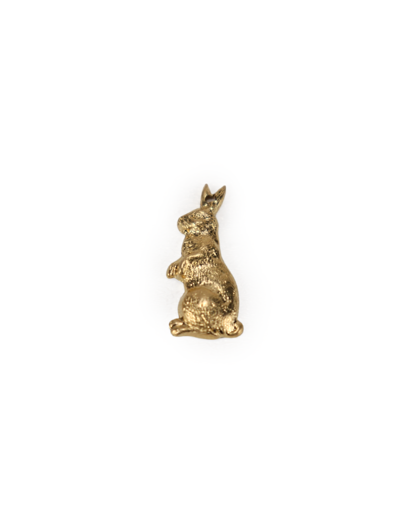 Artful Rabbit Charm 25x10mm