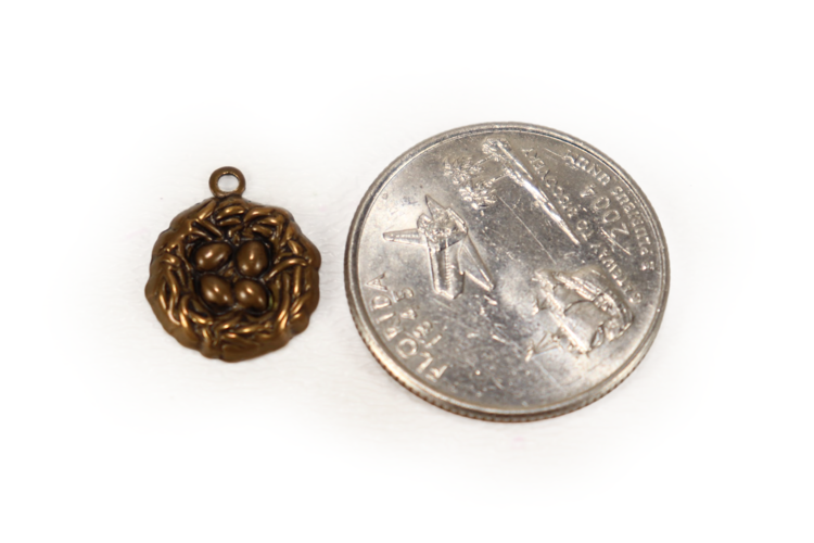 Sparrow's Nest Charm 16x13.5mm