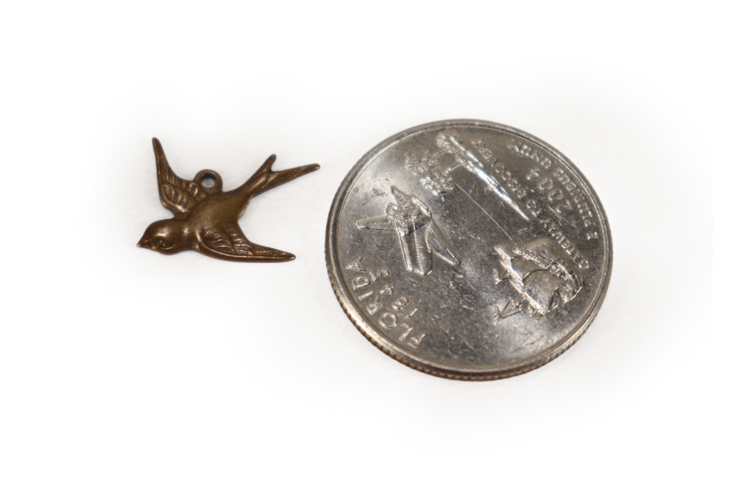 Bird Charm 17x17mm
