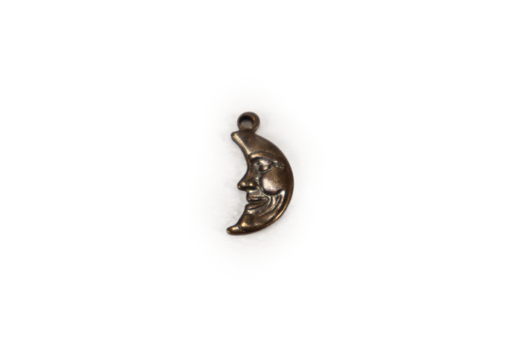 Man in the Moon Charm 13x6mm