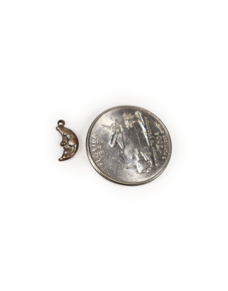 Man in the Moon Charm 13x6mm