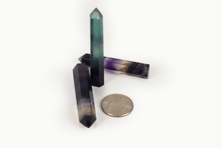 Fluorite Pencil Points 6-7 cm