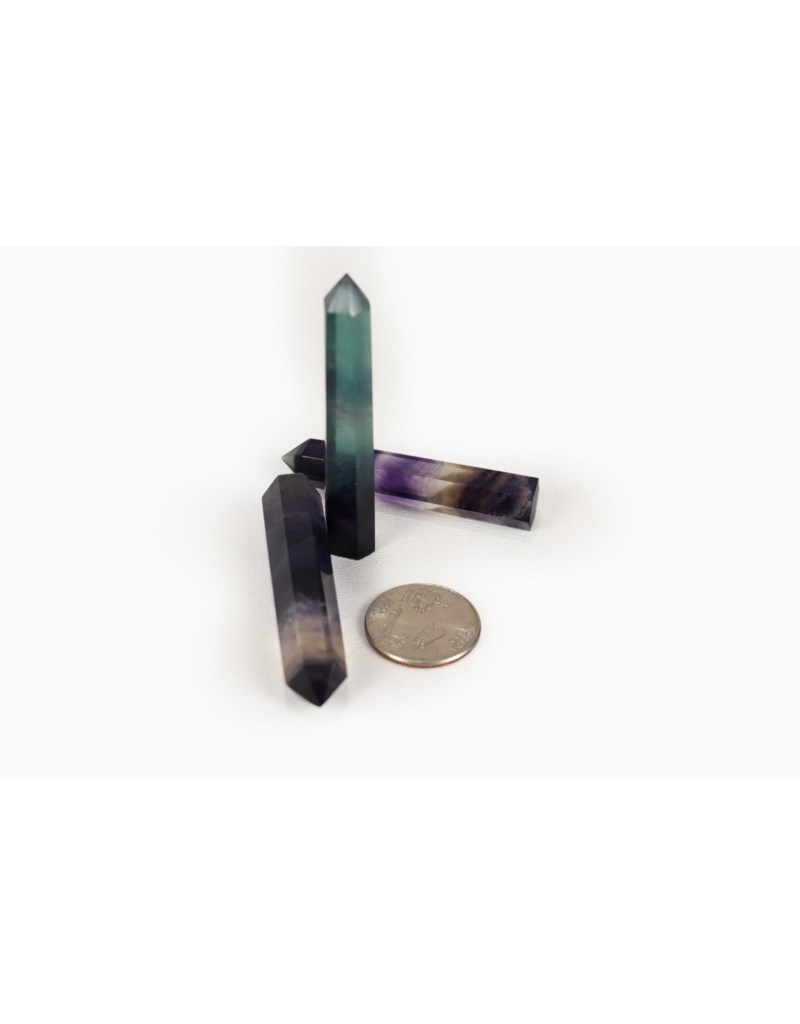 Fluorite Pencil Points 6-7 cm