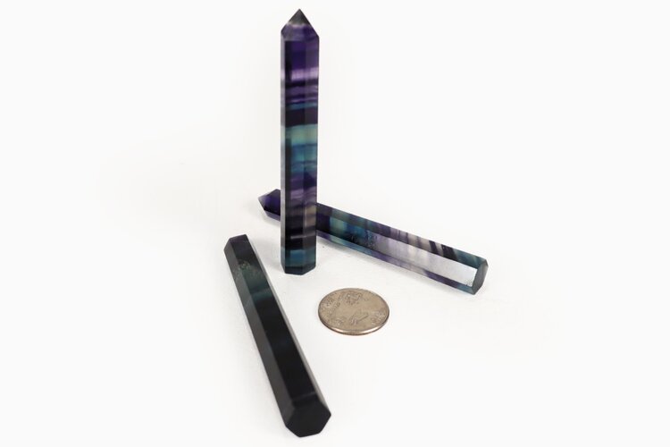 Fluorite Pencil Points 9-10 cm