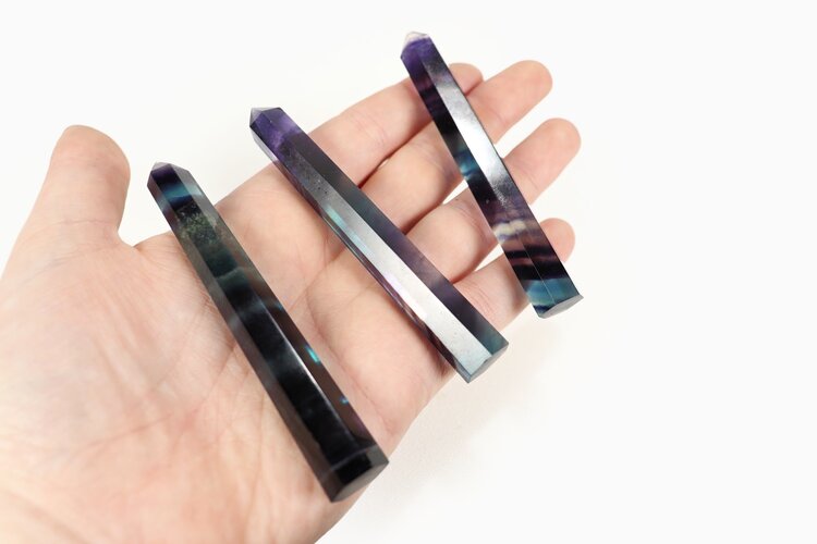 Fluorite Pencil Points 9-10 cm
