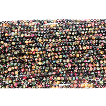 Tiger's Eye Round Dyed 4mm