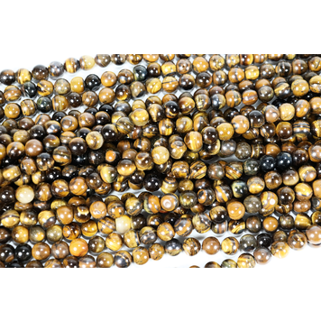 Tiger Eye Rounds 8mm