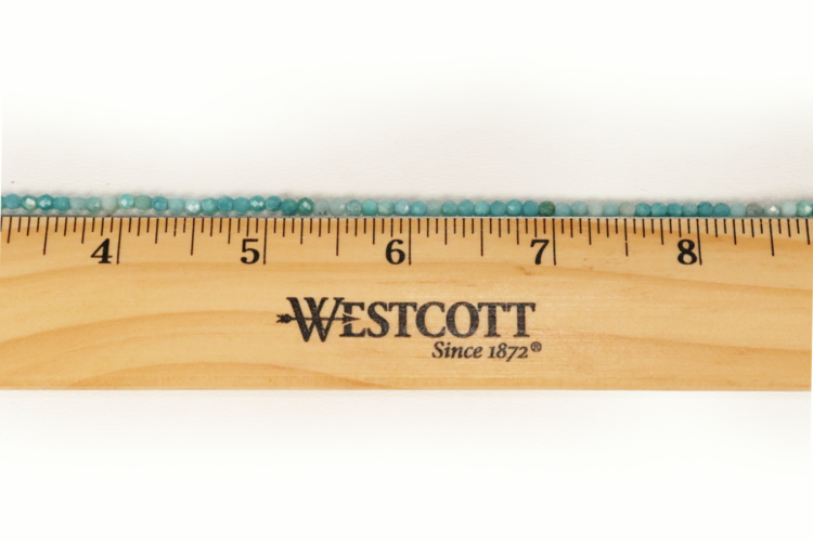 Russian Amazonite Faceted Round 3mm