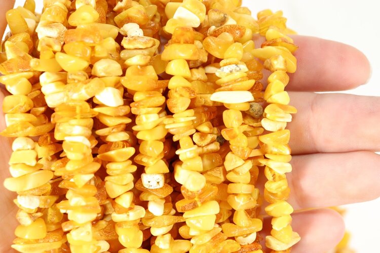 Amber Light Yellow Chips 9mm