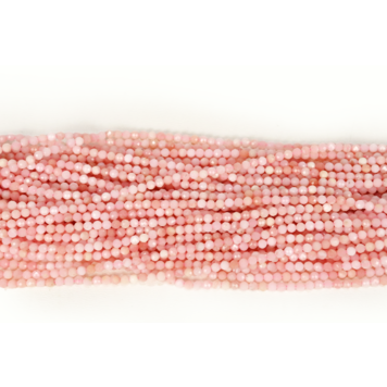 Pink Opal Faceted Round 3mm