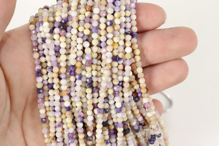 Tiffany Stone Purple Opal Faceted Round 3mm