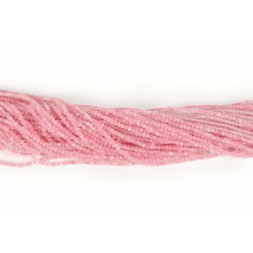 Rose Quartz Faceted Rounds 1mm