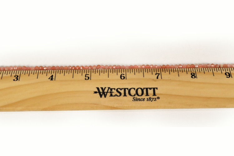 Rose Quartz Faceted Rounds 3mm Grade A