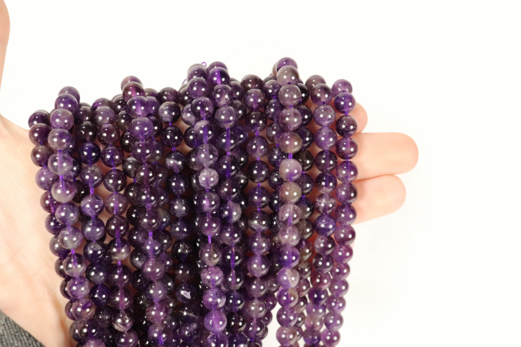 Amethyst Round 8mm Grade A