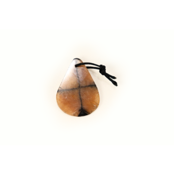 Andalusite Chiastolite Sliced Pendant