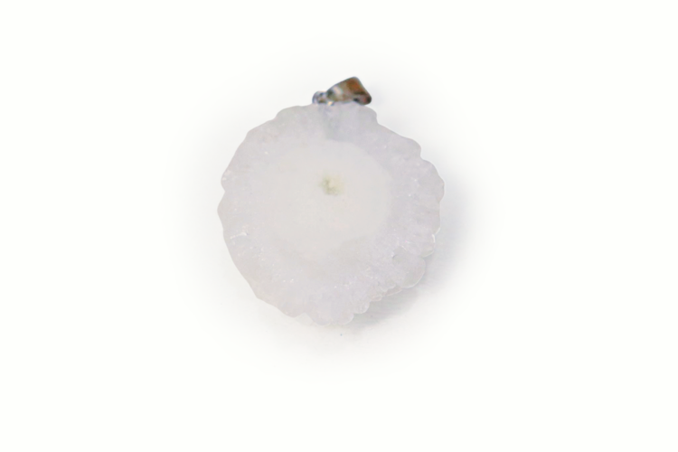 Stalactitic Agate with Quartz Pendant