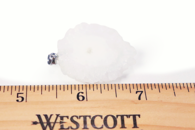 Stalactitic Agate with Quartz Pendant