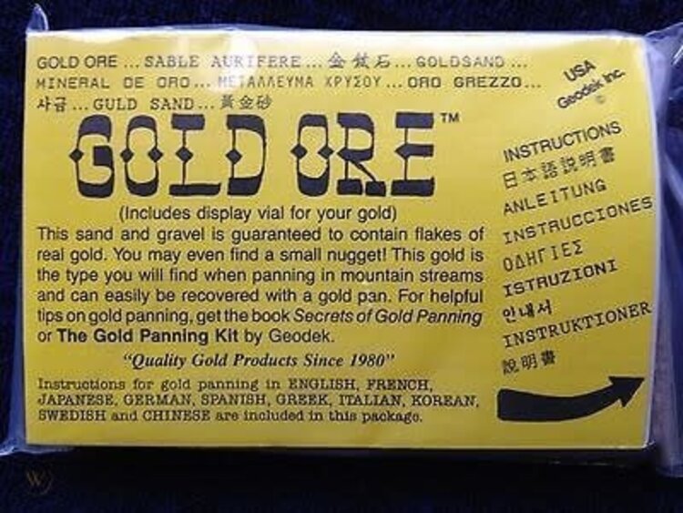 1/2 Pound Gold Ore by Geodek Gold in Every Bag