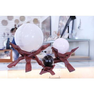 Wooden Tripod Stand 4"