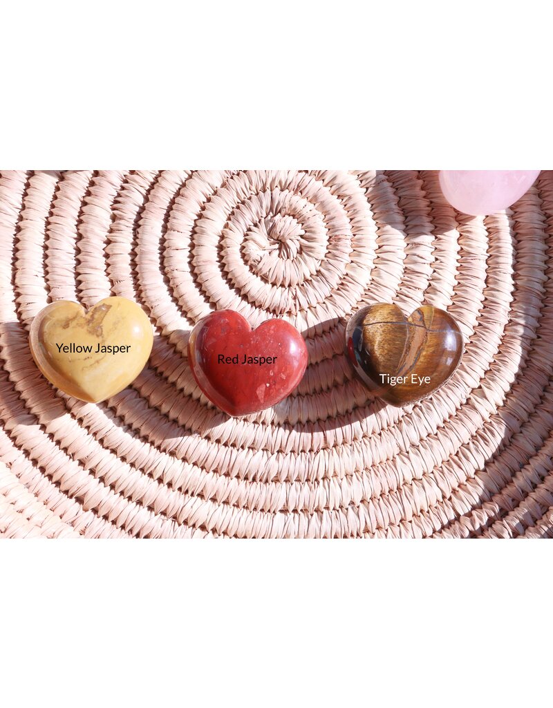 Gemstone Puff Hearts 45mm