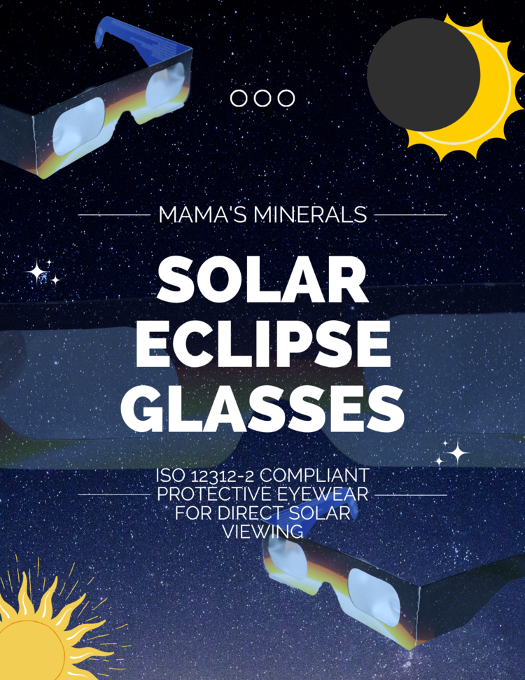Paper Solar Eclipse Glasses ISO12312-2 Compliant ** IN STORE PICK UP ONLY**