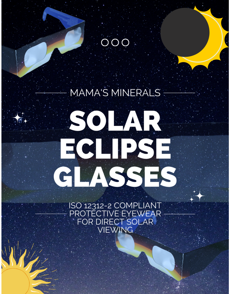 Paper Solar Eclipse Glasses ISO12312-2 Compliant ** IN STORE PICK UP ONLY**