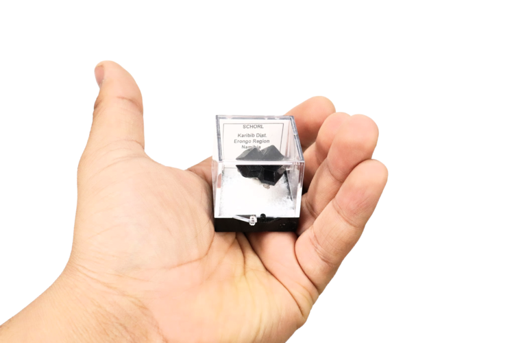 Schorl Tourmaline Thumbnail Box - Namibia