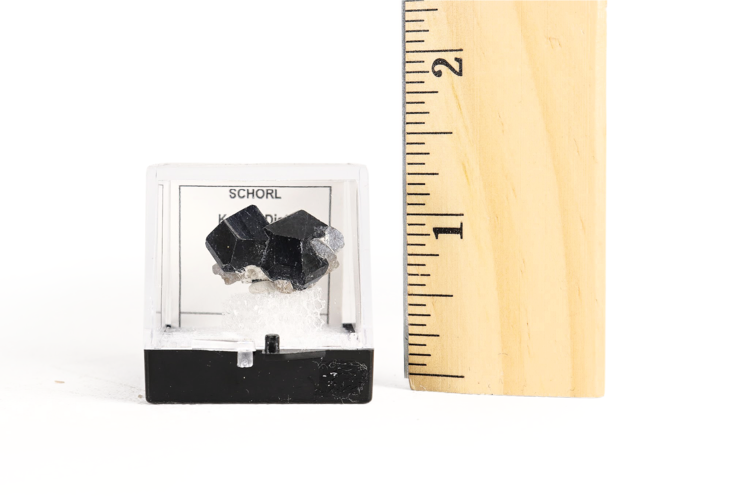 Schorl Tourmaline Thumbnail Box - Namibia