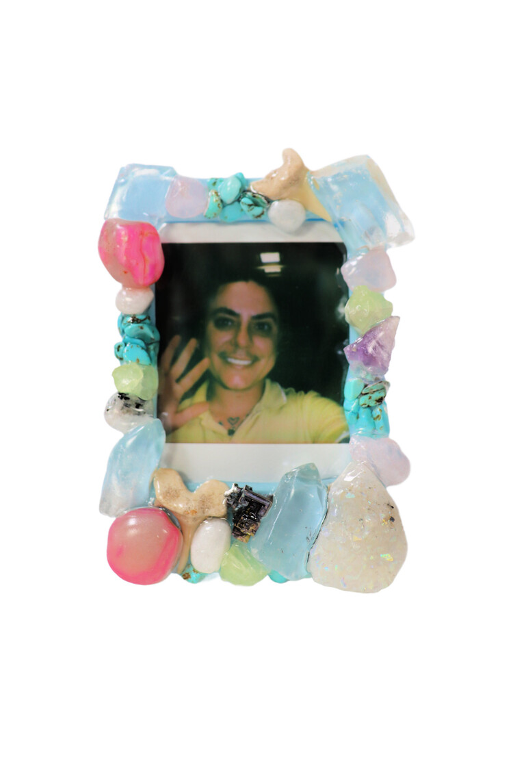 May 9, SAT 1-2:30pm Mother's Day Gemstone Photo Frame Class