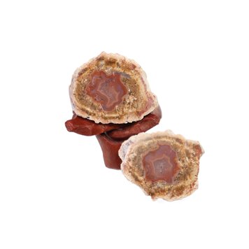 Red Hot Thunder Egg Pair