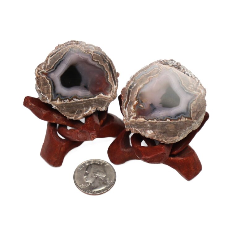 Baker Ranch Agate Mine Thunder Egg Half
