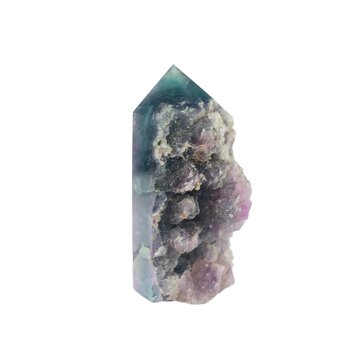 Fluorite Live Edge Polish Tower 451-500g